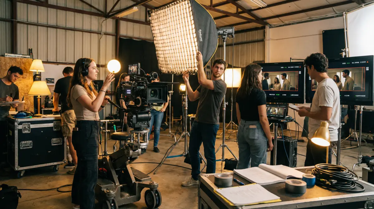 星探工厂 专业拍摄团队工作现场